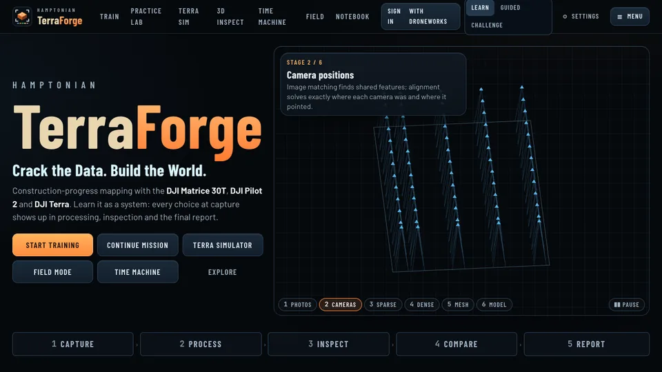 TerraForge screen